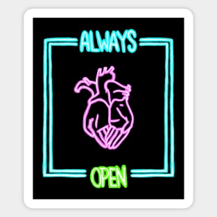 always open Sticker